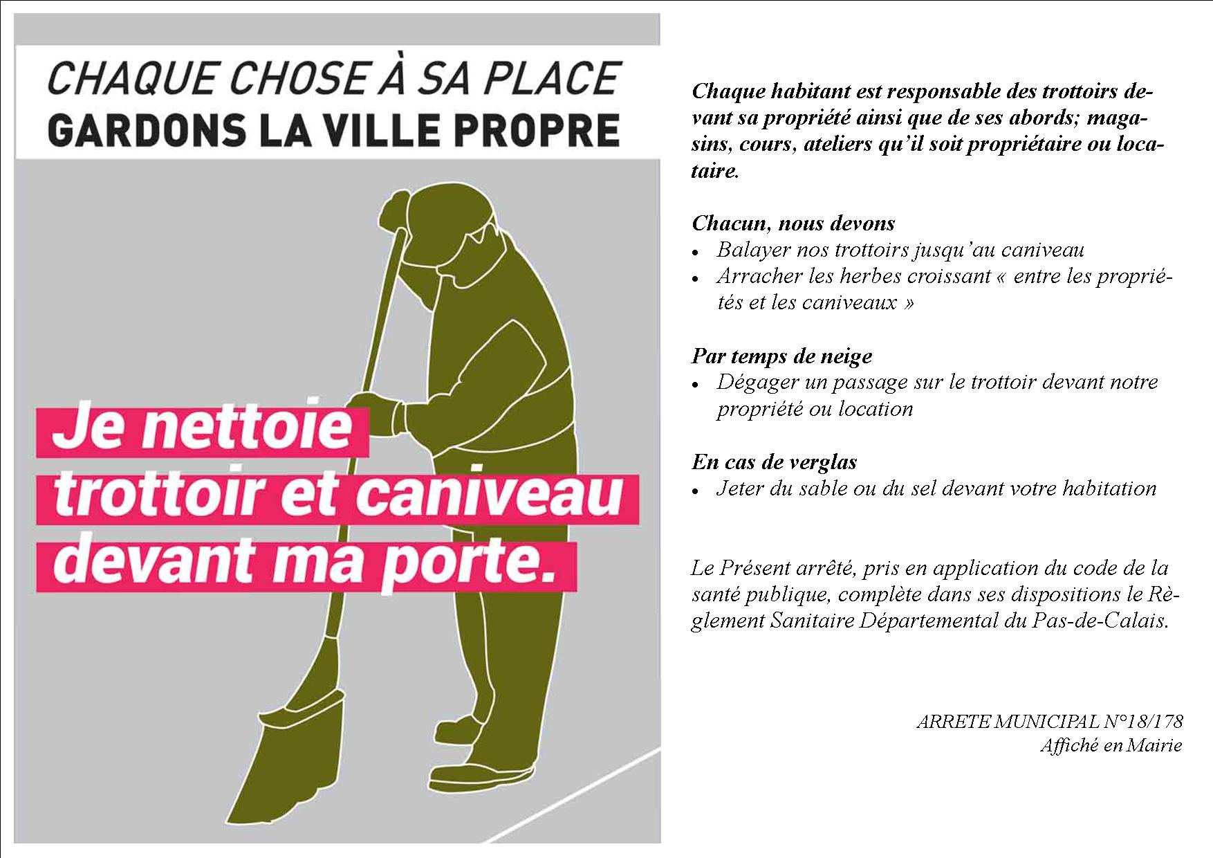 Nettoyer Son Trottoir